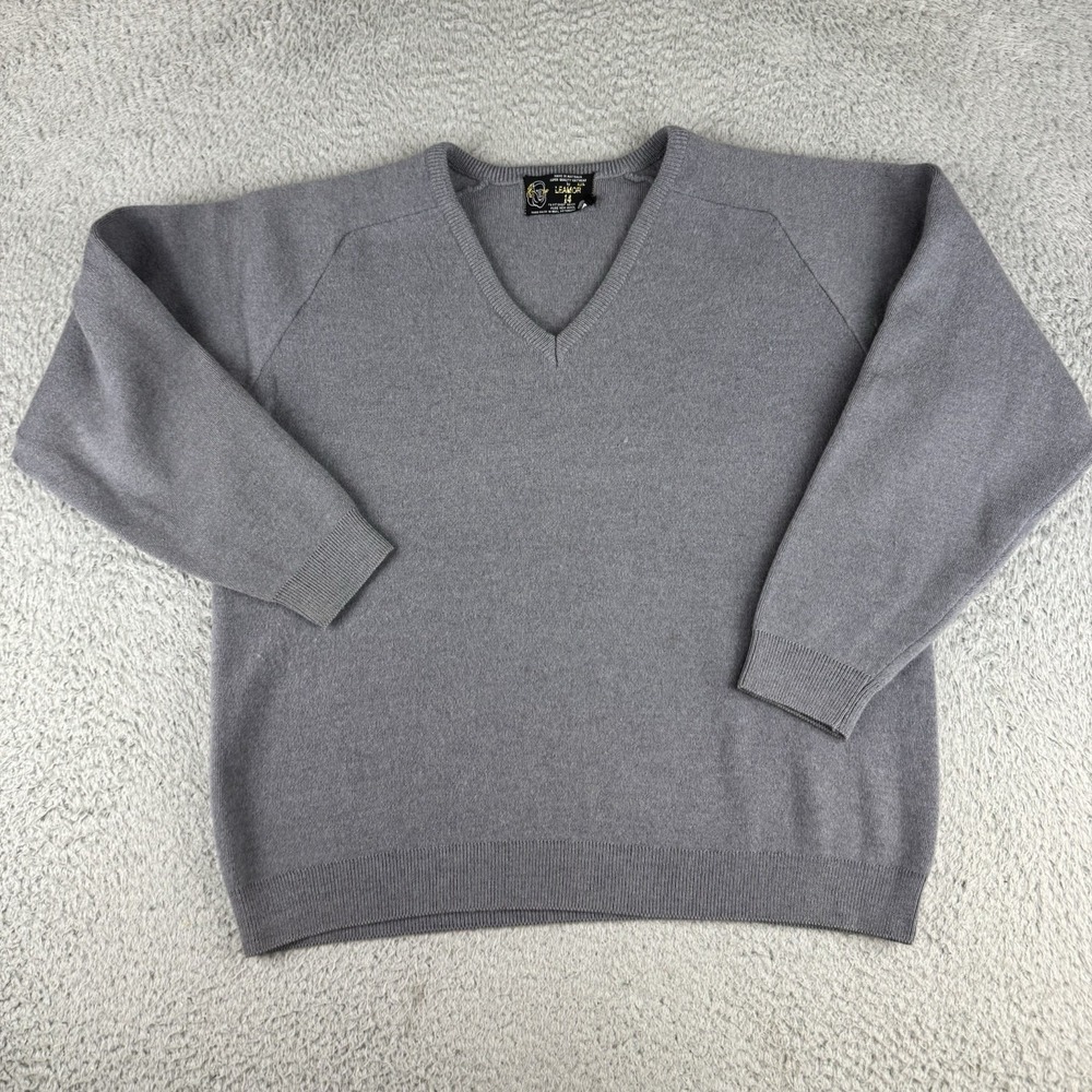 Leamor 100% Pure WOOL Vintage Made In Australia 90cm Chest‎ Mens Sweater Jumper